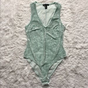 Forever21 Seafoam Bodysuit